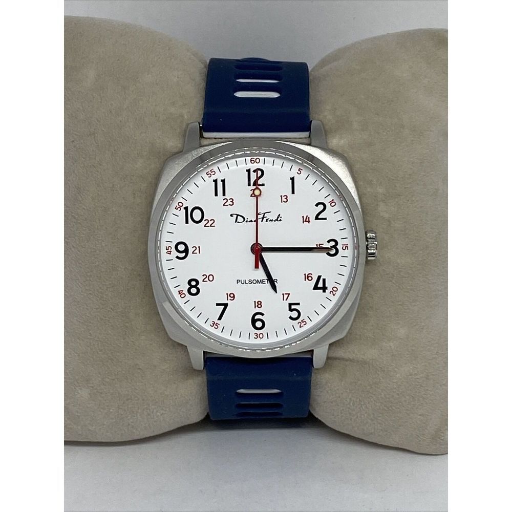 DiaoFendi Nurse DF021002 Unisex Blue silicone Analog Dial Quartz Watch RQ510